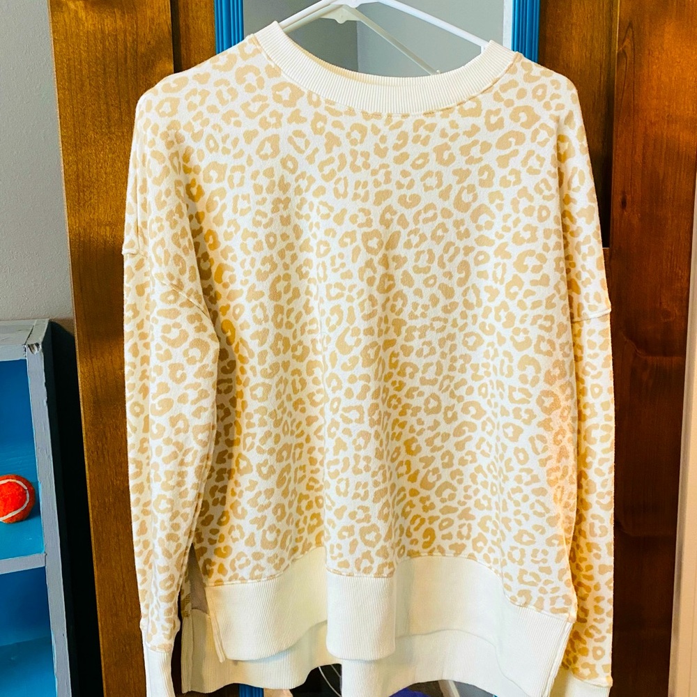 Cheetah print sweater
